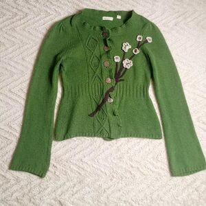 Wildflower Wool Angora Fairy Grunge Cardigan